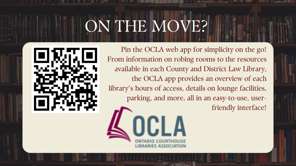 OCLA app QR code