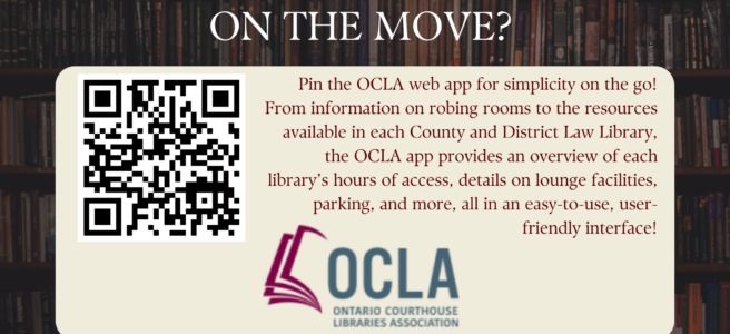 OCLA app QR code